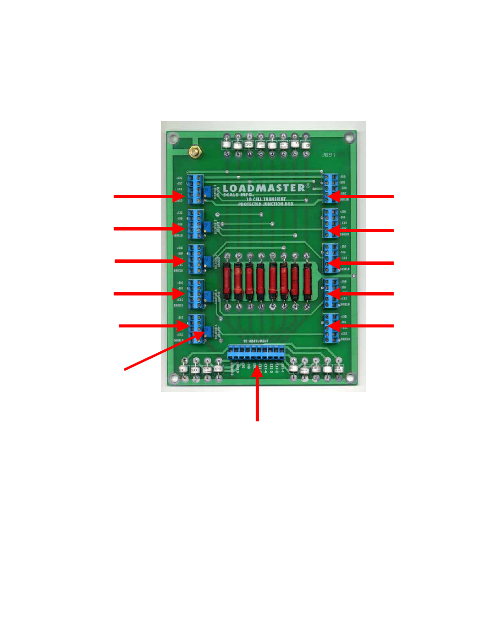 Summation box wiring ft2 | Holtgreven Above Ground Motor Truck Scale User Manual | Page 7 / 8