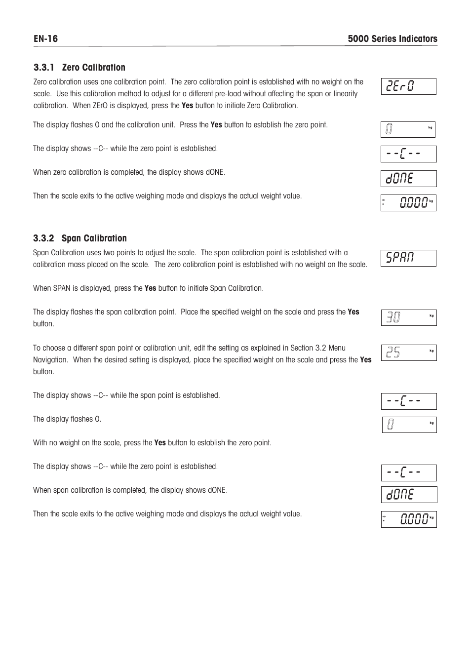 2 span calibration | Holtgreven Ohaus Defender Series Bench Scales User Manual | Page 18 / 64