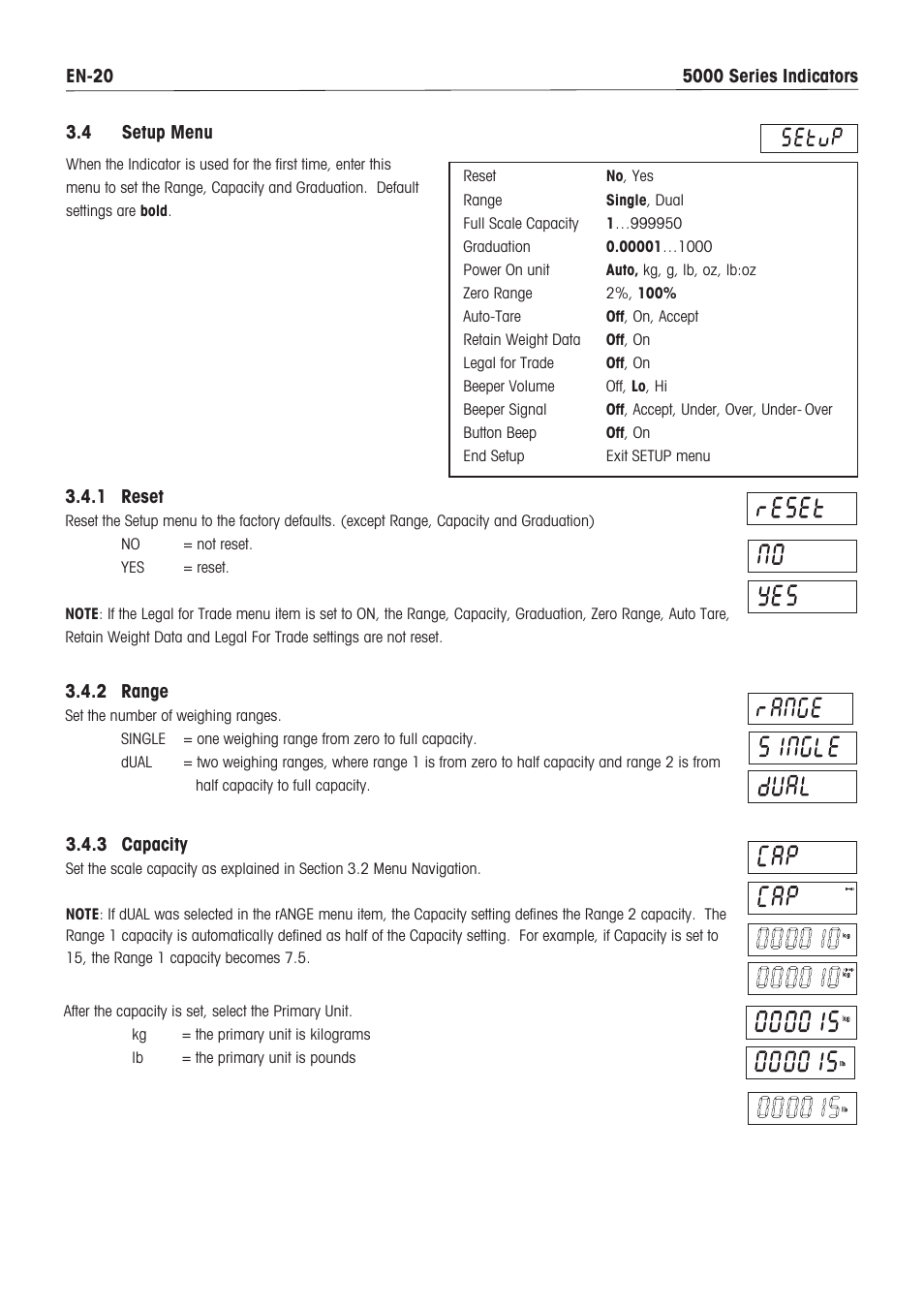 Holtgreven Ohaus Defender Series Bench Scales User Manual | Page 22 / 64