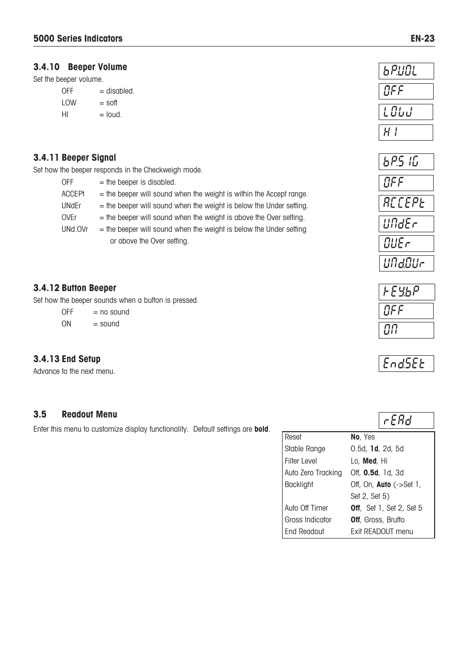 Holtgreven Ohaus Defender Series Bench Scales User Manual | Page 25 / 64