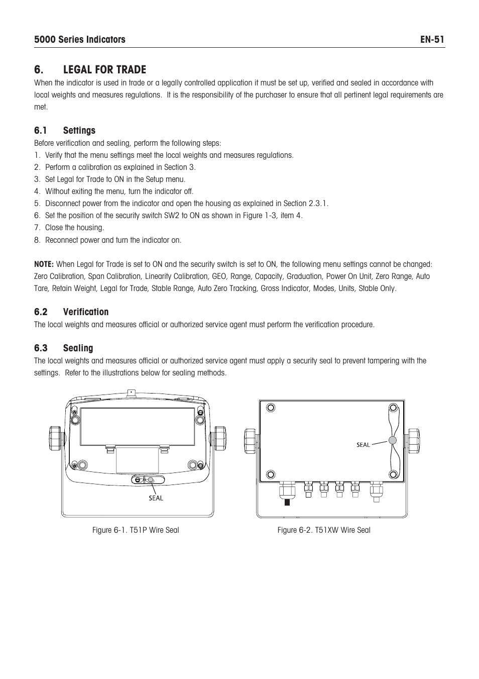 Legal for trade | Holtgreven Ohaus Defender Series Bench Scales User Manual | Page 53 / 64