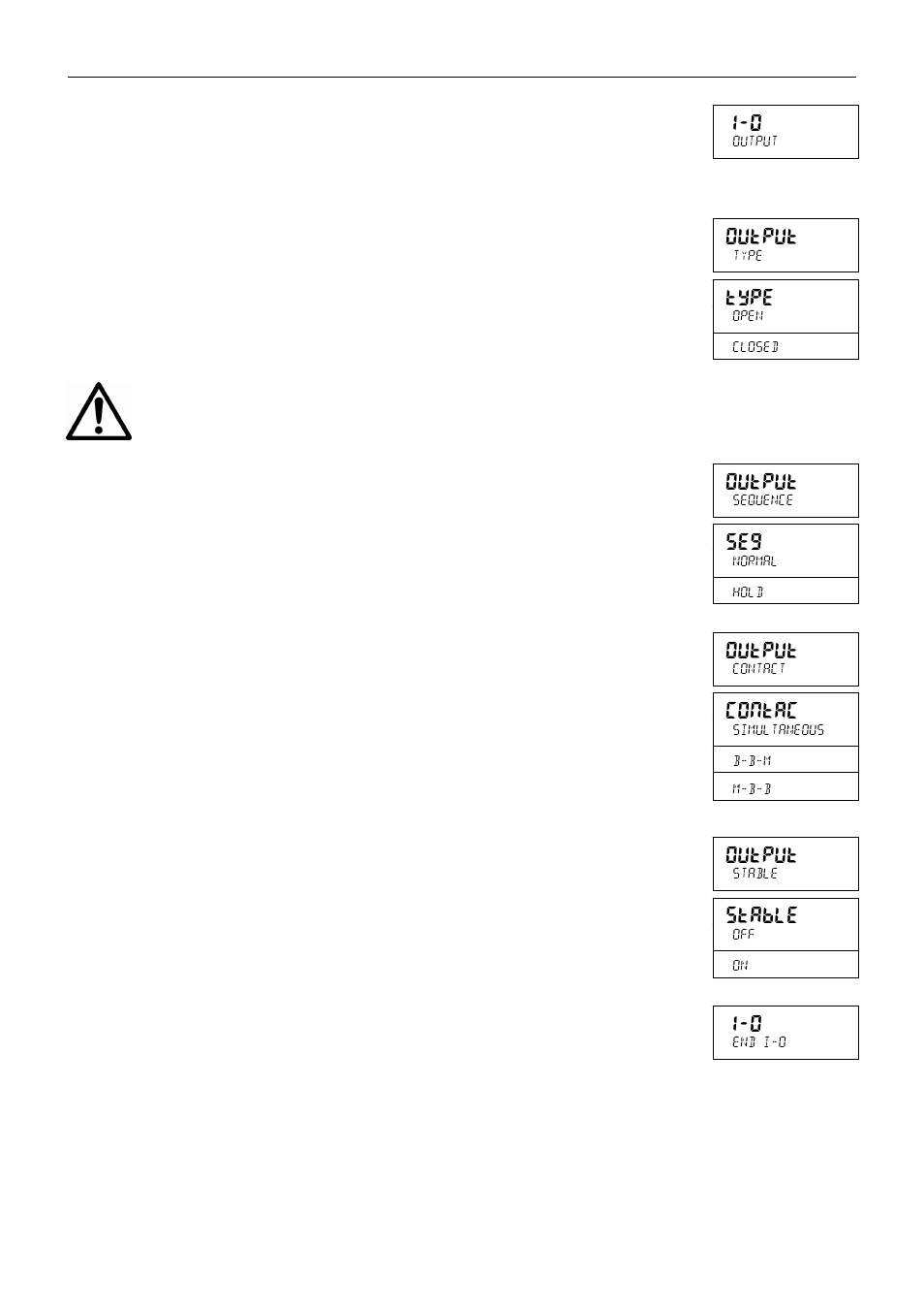 Output, Type, Contac | Stable | Holtgreven Ohaus Defender Series Bench Scales User Manual | Page 41 / 72