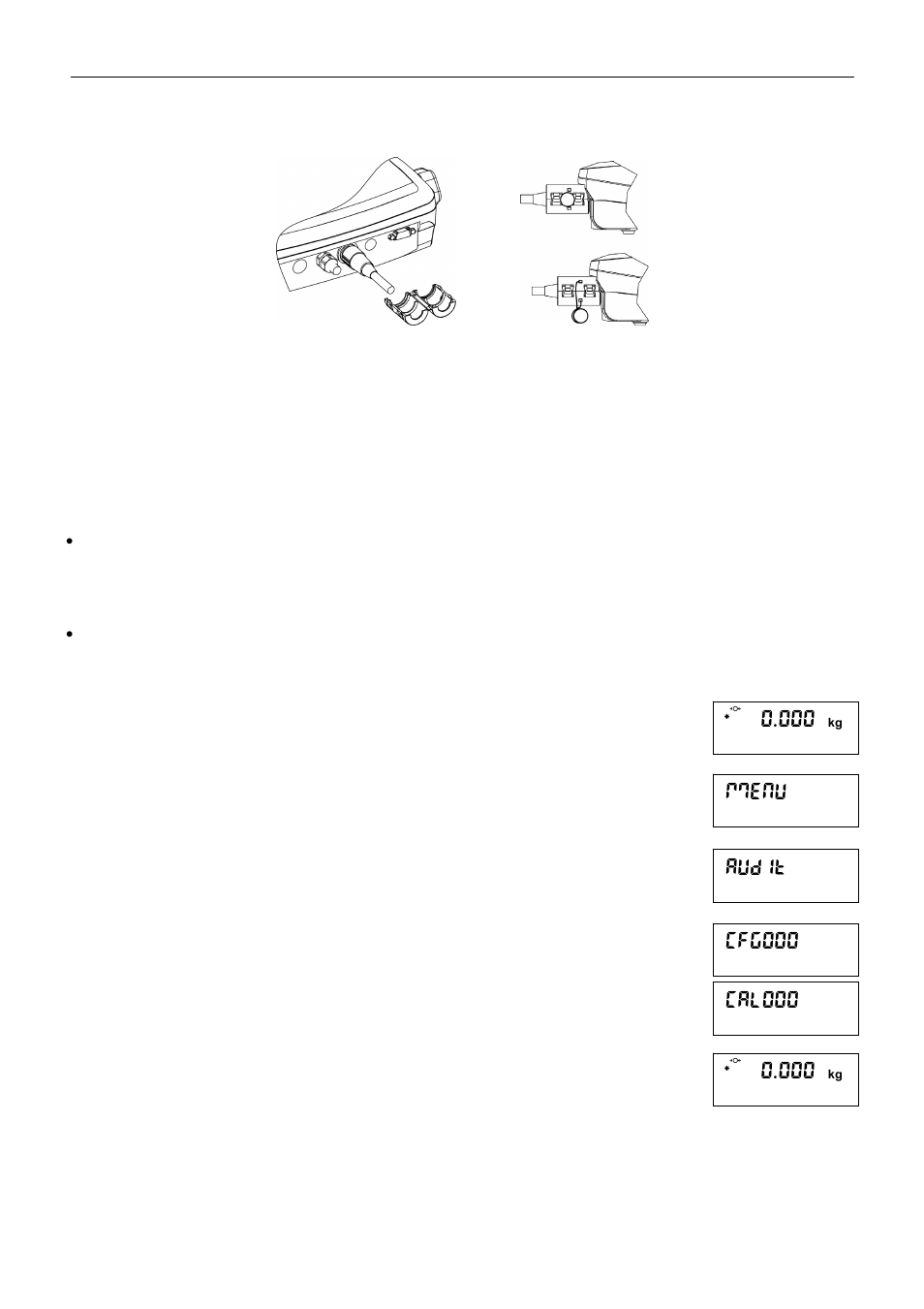 Mmenu, Audit, Cfg000 | Cal000 | Holtgreven Ohaus Defender Series Bench Scales User Manual | Page 62 / 72
