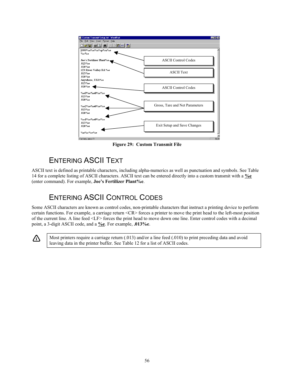 Ascii t, Ascii c | Holtgreven GSE-355 I.S. User Manual | Page 65 / 122