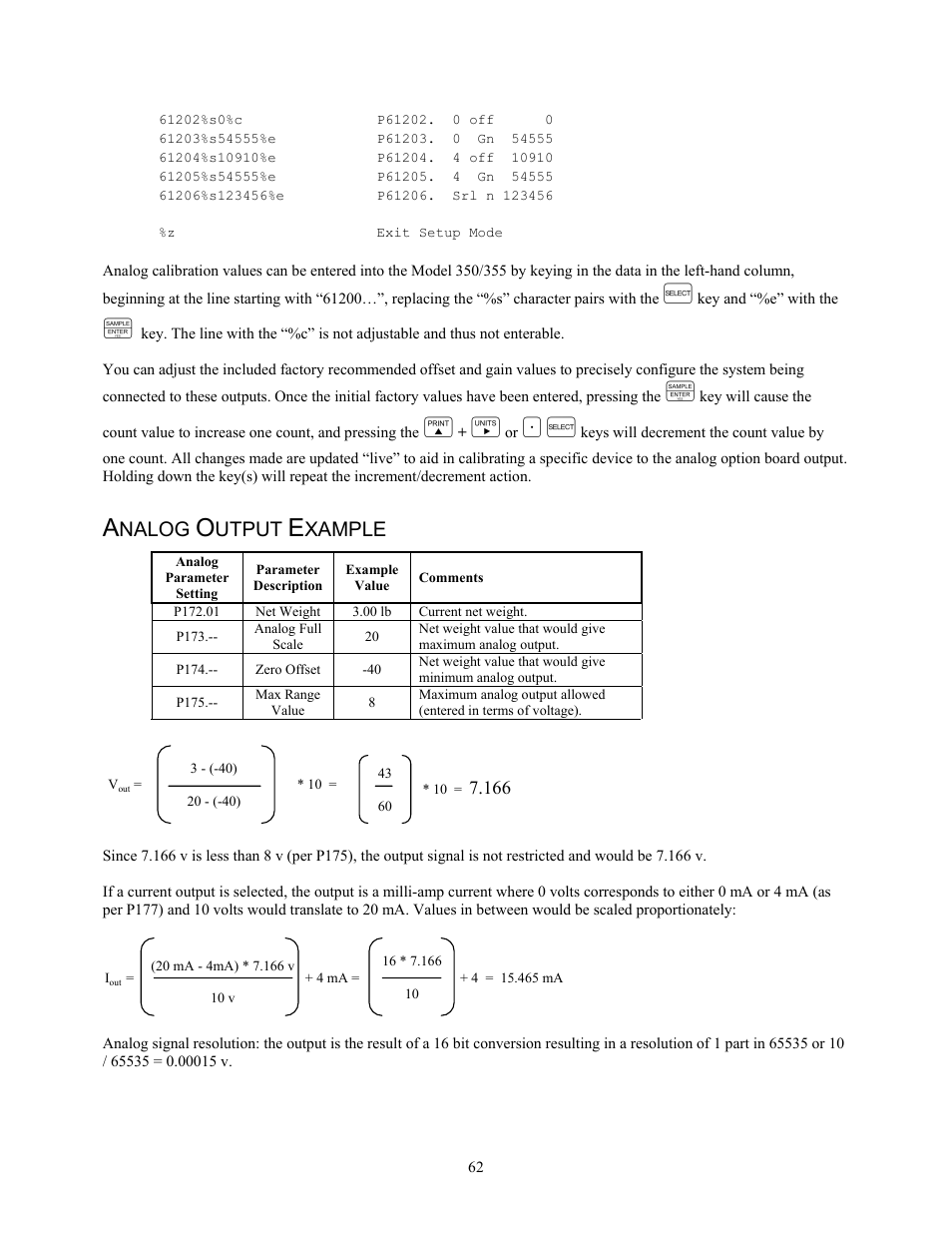 Nalog, Utput, Xample | Holtgreven GSE-355 I.S. User Manual | Page 71 / 122