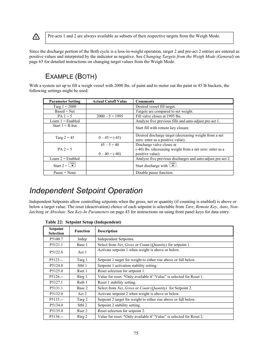 Independent setpoint operation, Xample | Holtgreven GSE-355 I.S. User Manual | Page 84 / 122