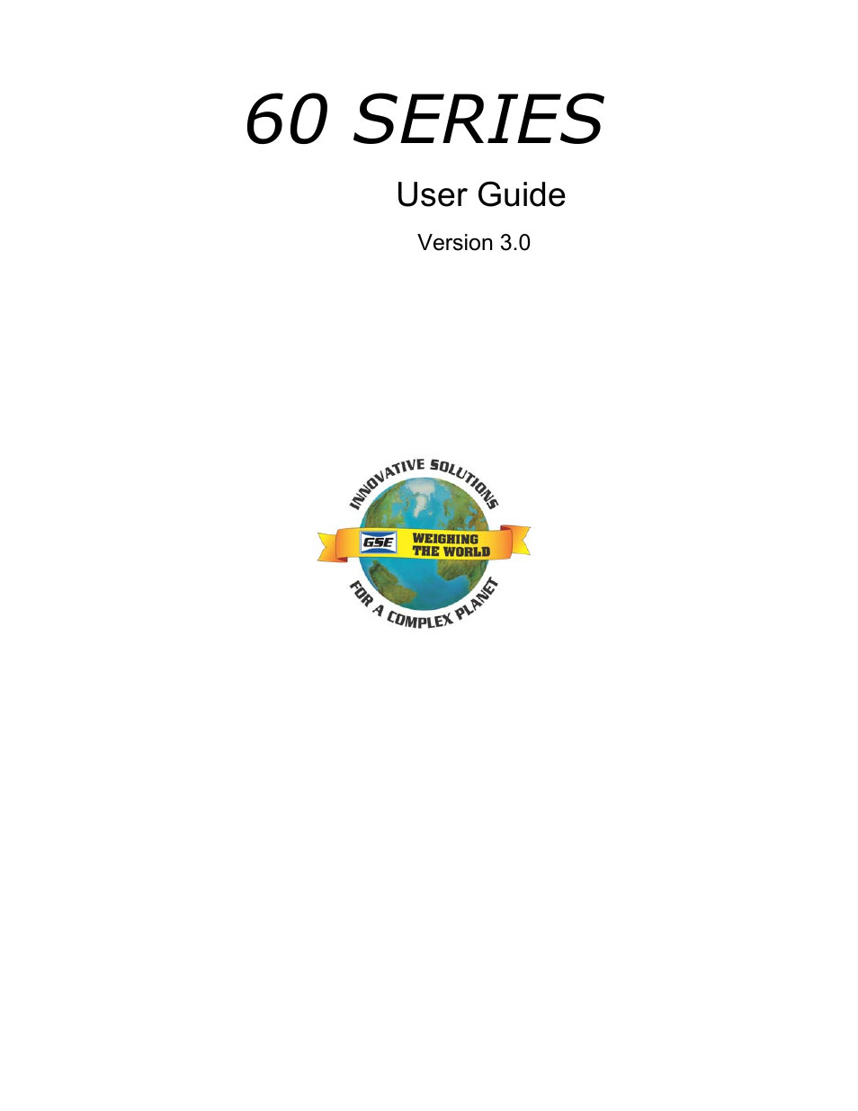 60 series, User guide | Holtgreven GSE-665 User Manual | Page 2 / 74
