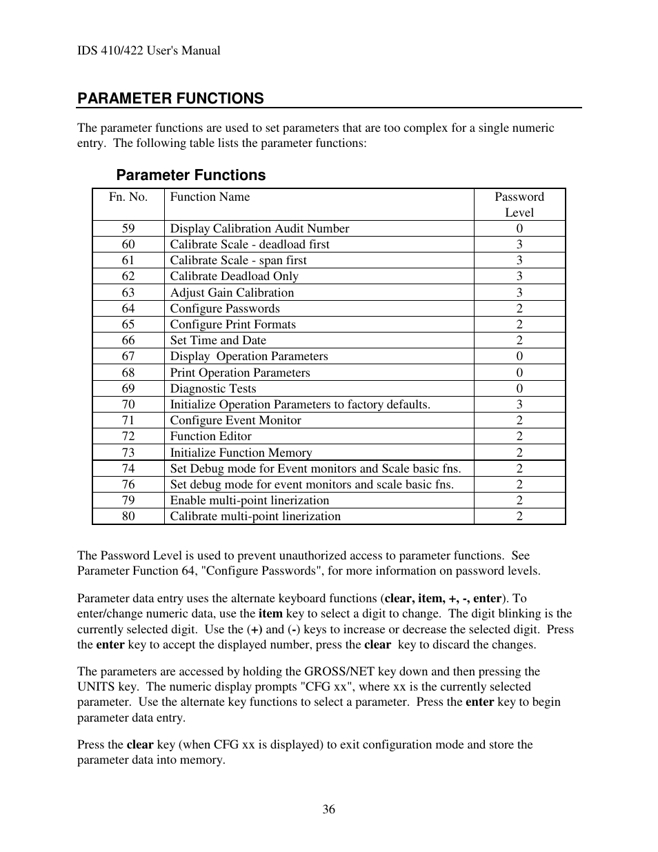 Industrial Data Systems IDS 410 User Manual | Page 37 / 63