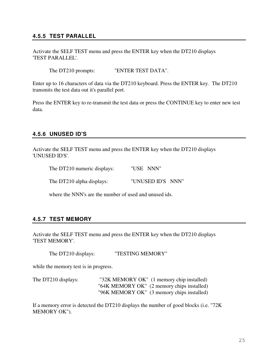 Industrial Data Systems IDS DT200 User Manual | Page 27 / 34