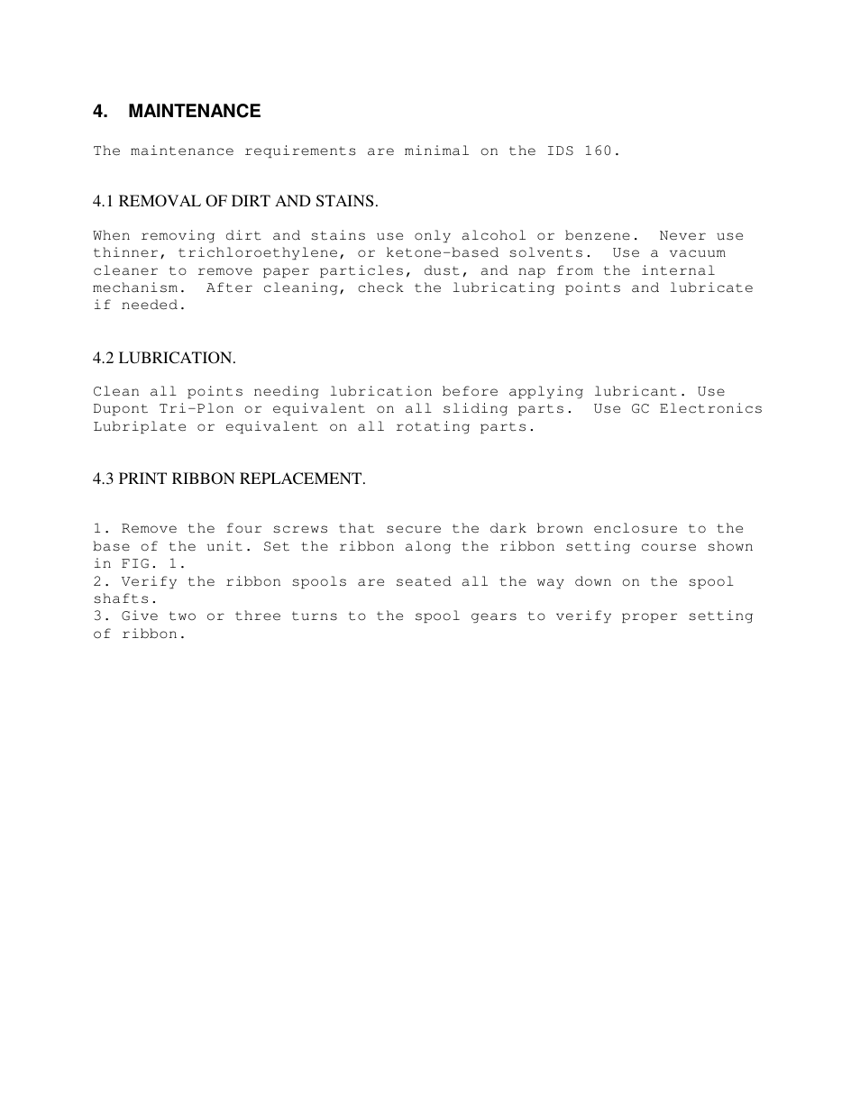Industrial Data Systems IDS 160 User Manual | Page 35 / 42