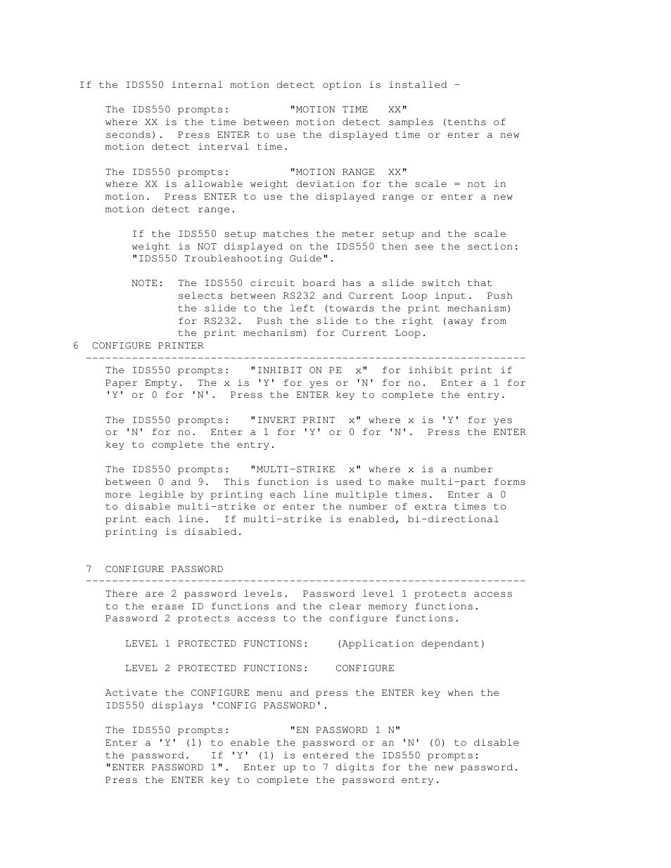 Industrial Data Systems IDS 550 User Manual | Page 9 / 17