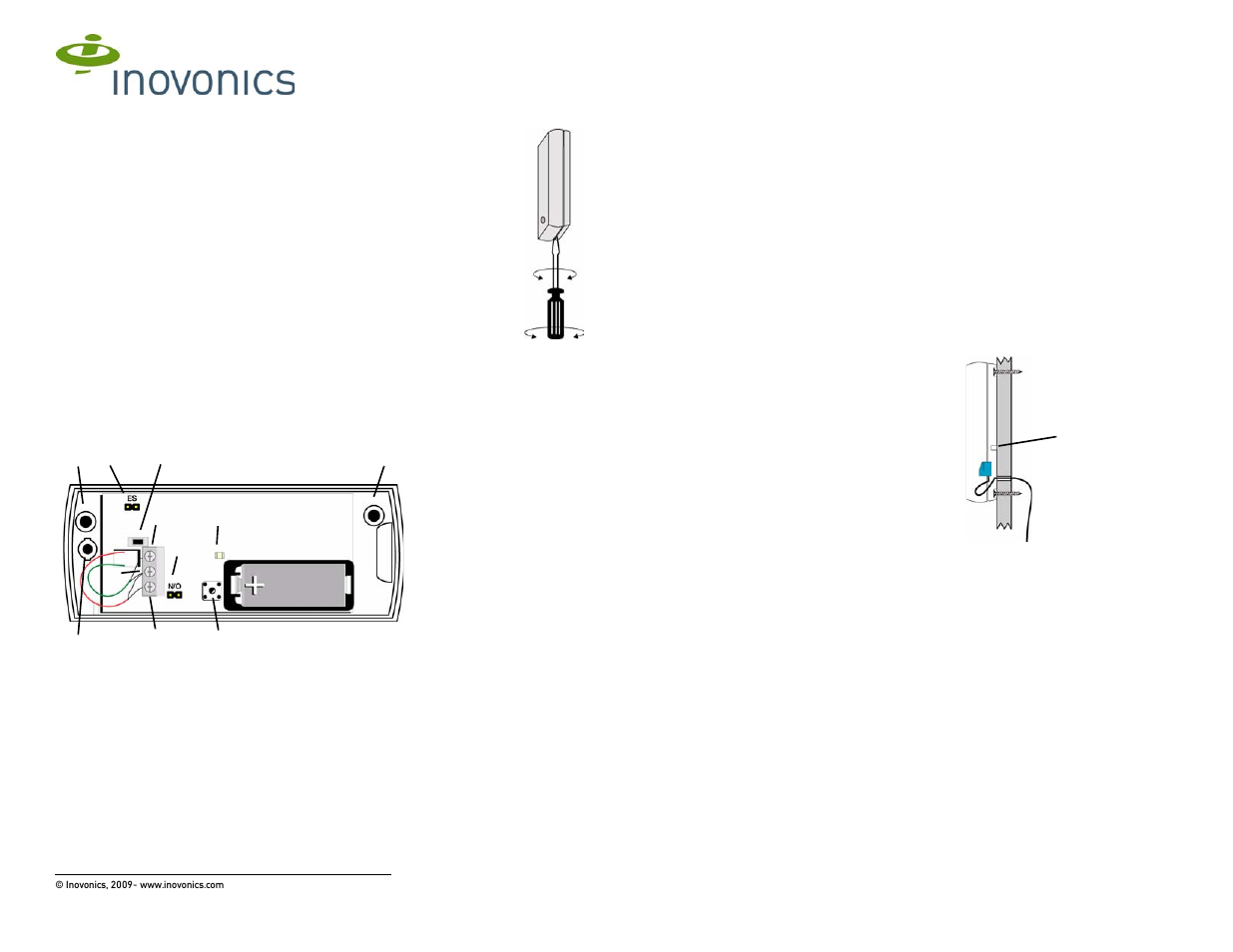 Inovonics EE1216 User Manual | 2 pages