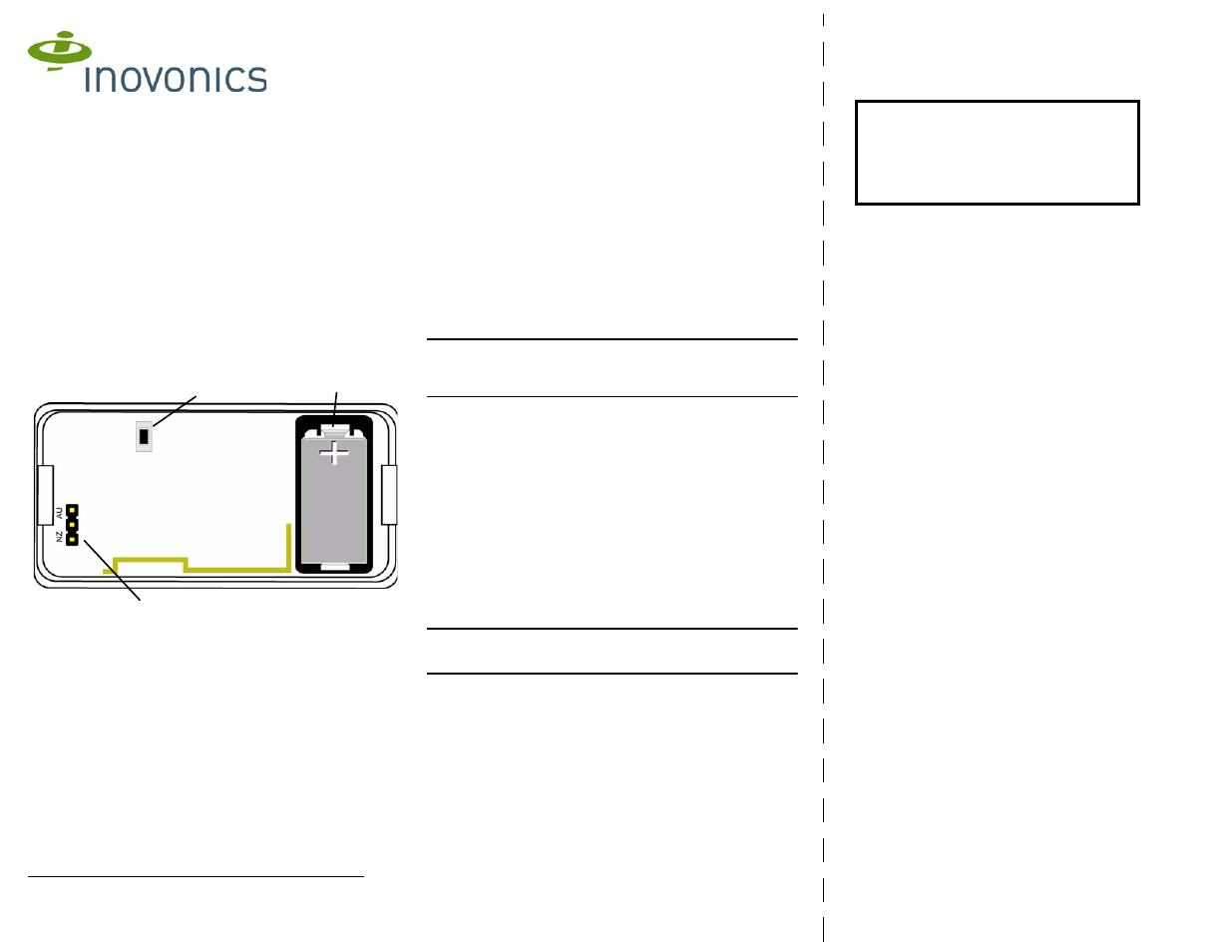 Inovonics EN1238D User Manual | 2 pages