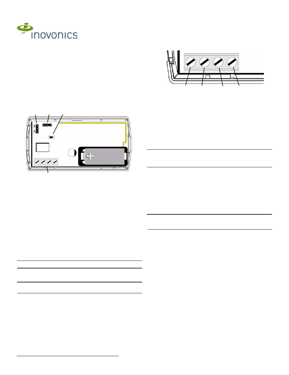 Inovonics EN1722 User Manual | 2 pages