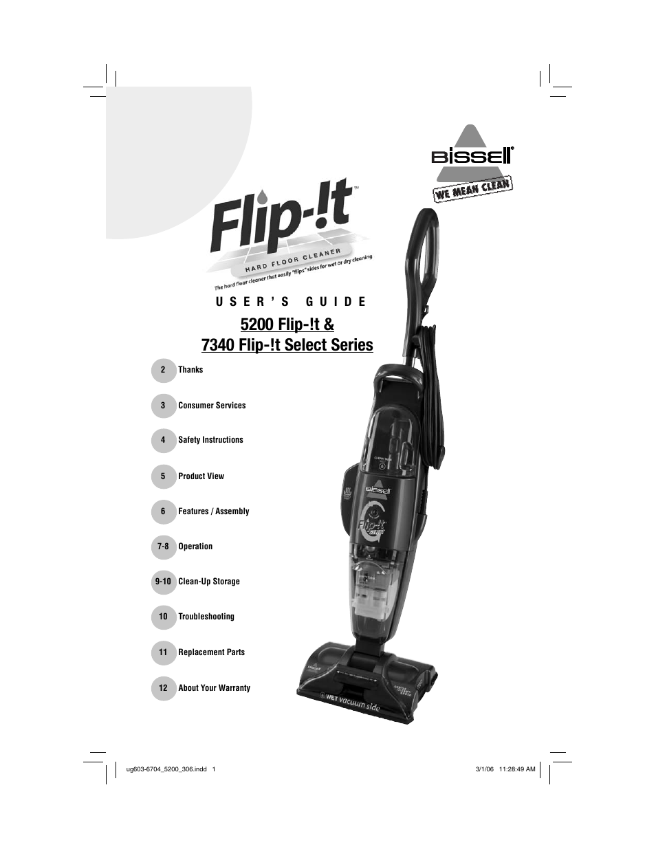 Bissell 5200 User Manual | 12 pages
