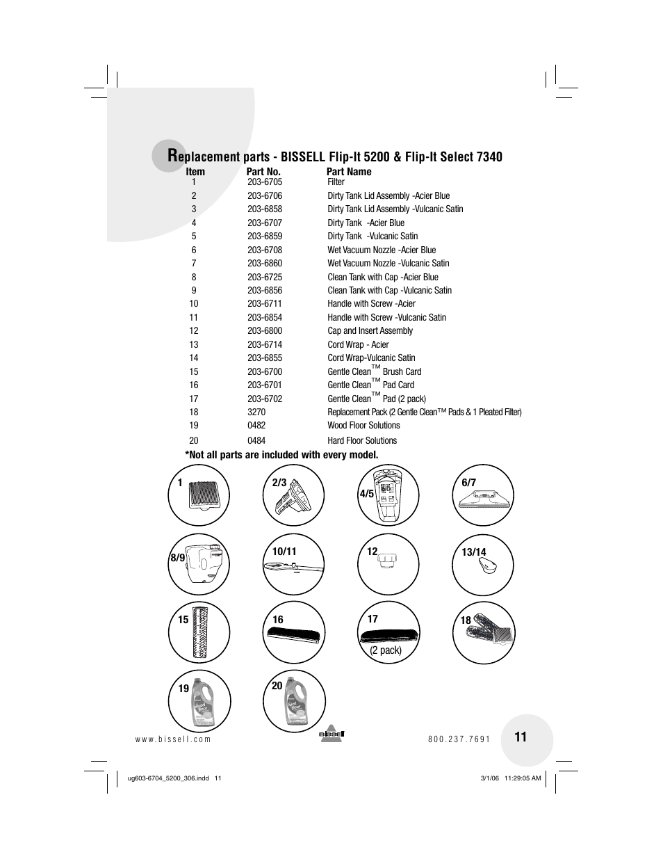 Bissell 5200 User Manual | Page 11 / 12