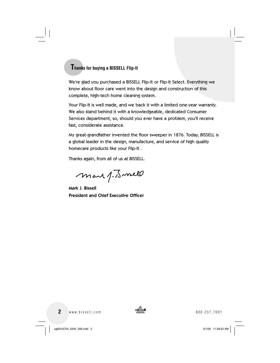 Bissell 5200 User Manual | Page 2 / 12