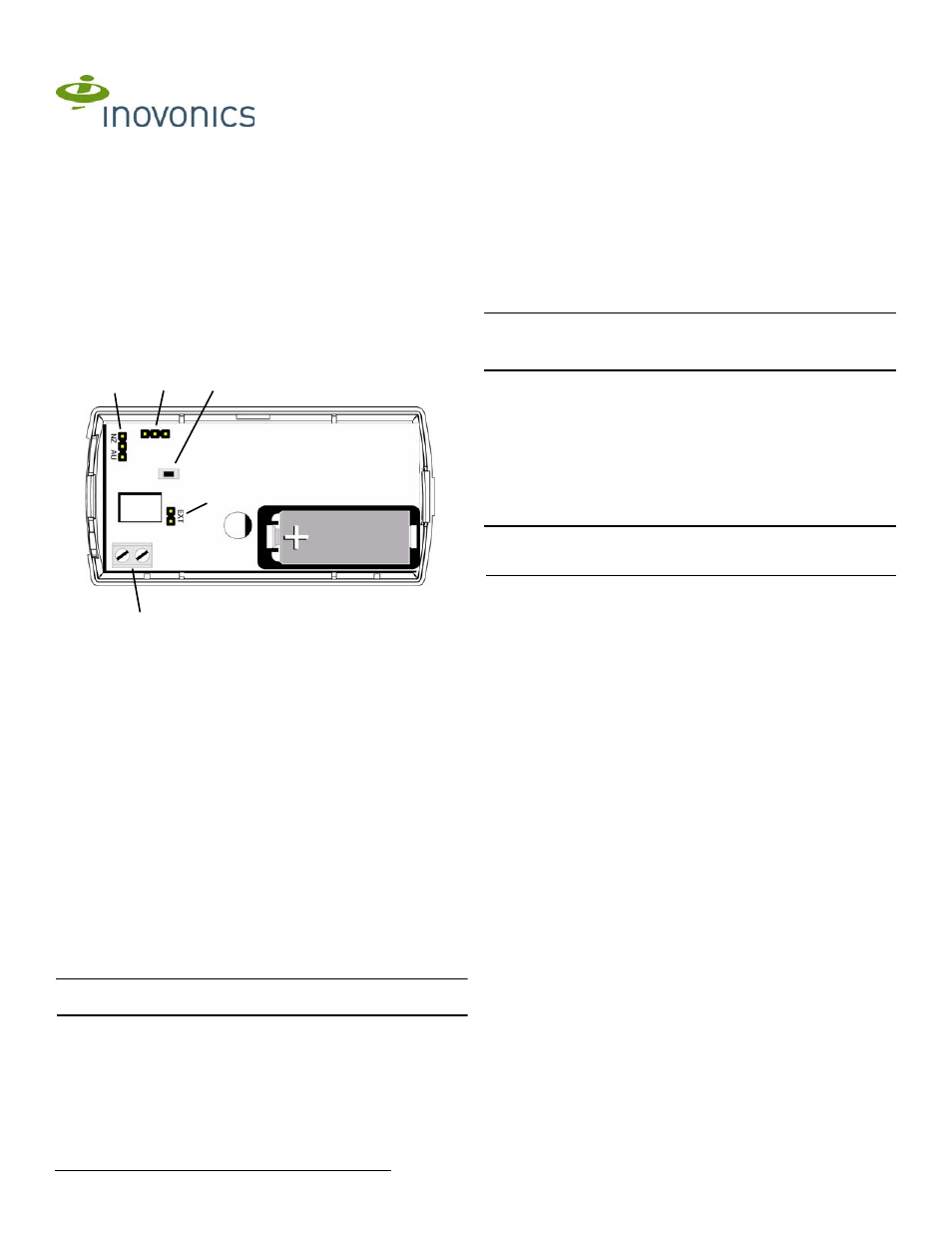 Inovonics EN1723 User Manual | 2 pages
