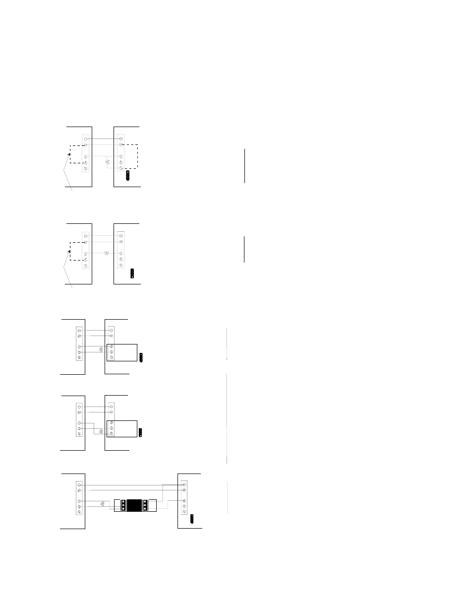 Reset, tripping all zones which are wired as, Shown. the fa416r output jumper is set to, Panel pulldown resistor is installed in series | With the output wire for eol supervision, Provide dry contact switching to the control | Inovonics FA416 User Manual | Page 6 / 16