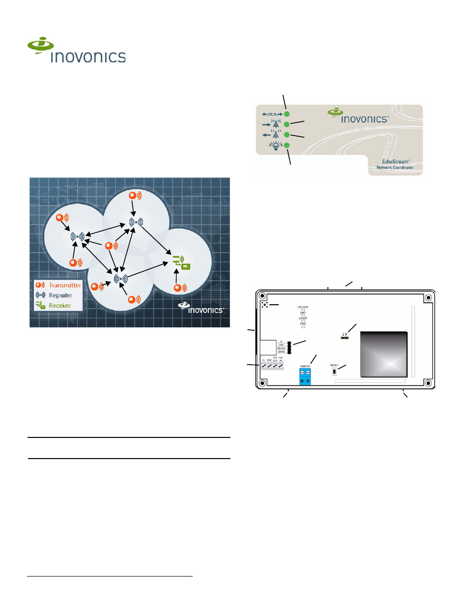 Inovonics EN6040 User Manual | 2 pages