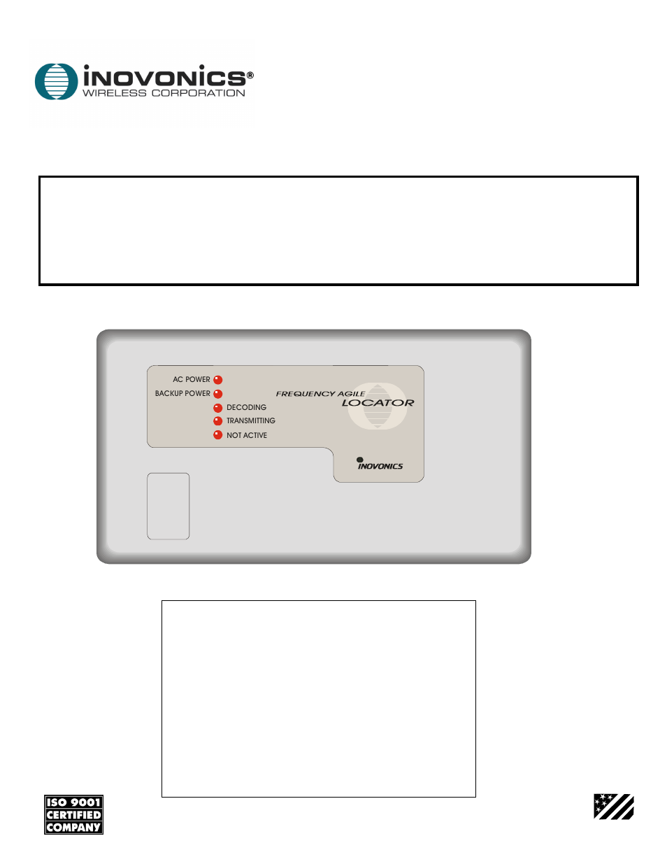 Inovonics FA536 User Manual | 4 pages