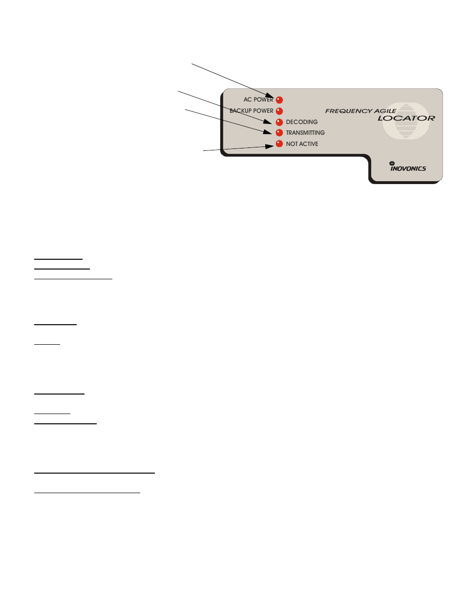 Led indicators, Operation | Inovonics FA536 User Manual | Page 2 / 4
