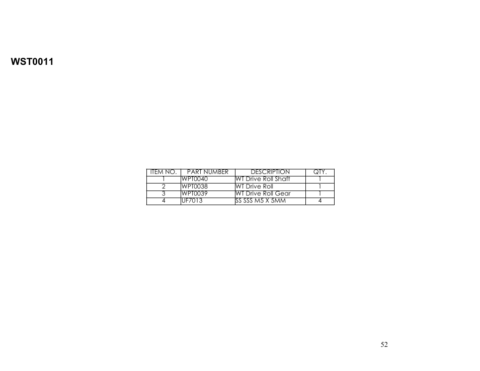Wst0011 | Intertape Polymer Group (IPG) TWA 1000-M User Manual | Page 52 / 60