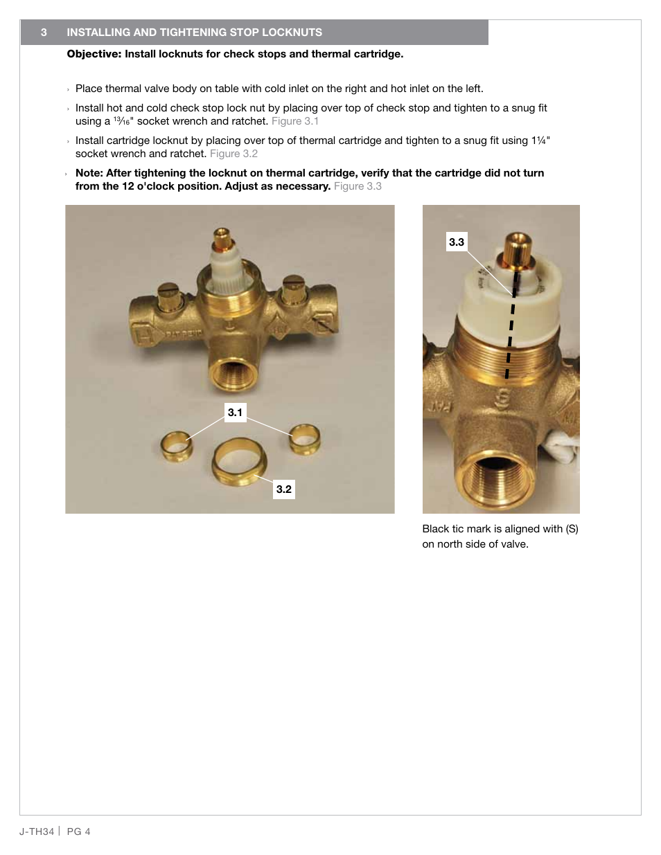 Jaclo Thermostatic extension kit - J-TH34-EXT User Manual | Page 4 / 7