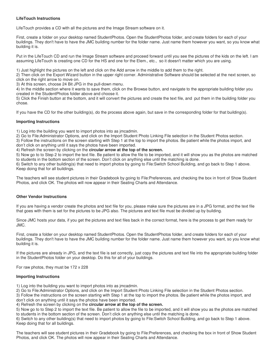 JMC Uploading Photos - Next-Gen User Manual | 1 page