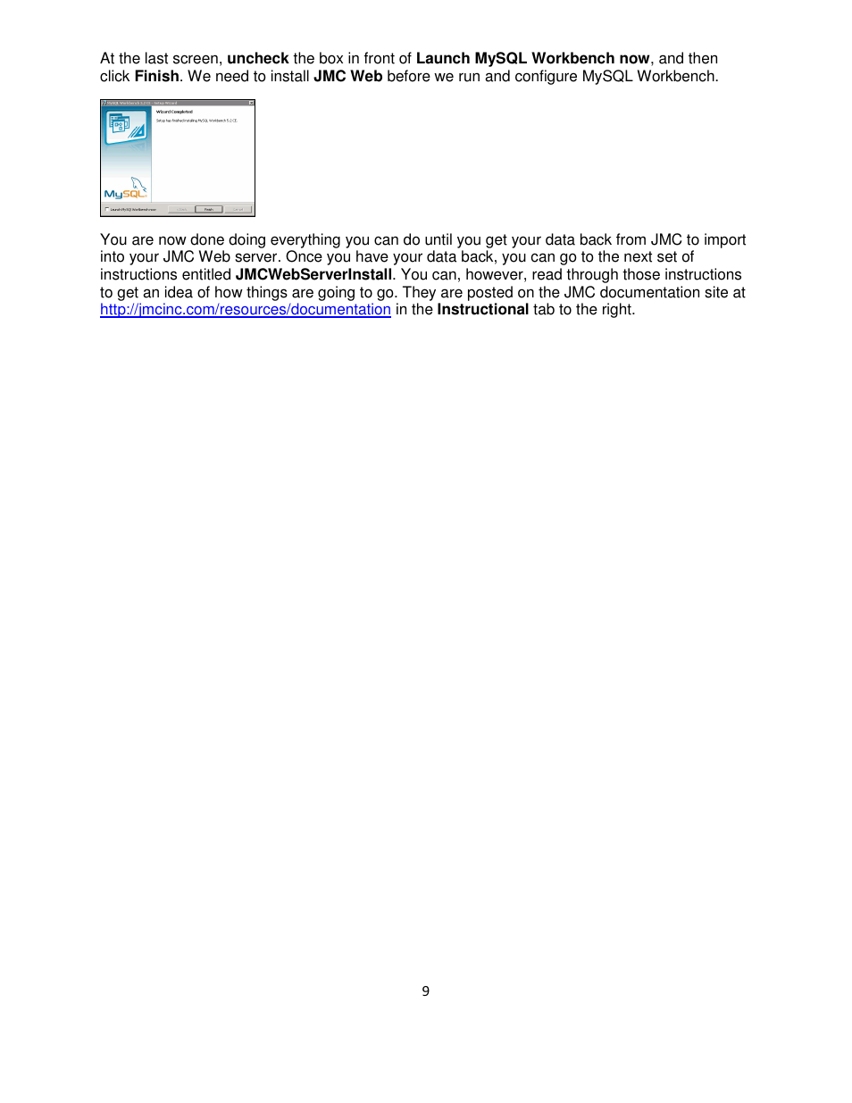JMC Next-Gen Windows 2008-2012 Server Setup User Manual | Page 9 / 9