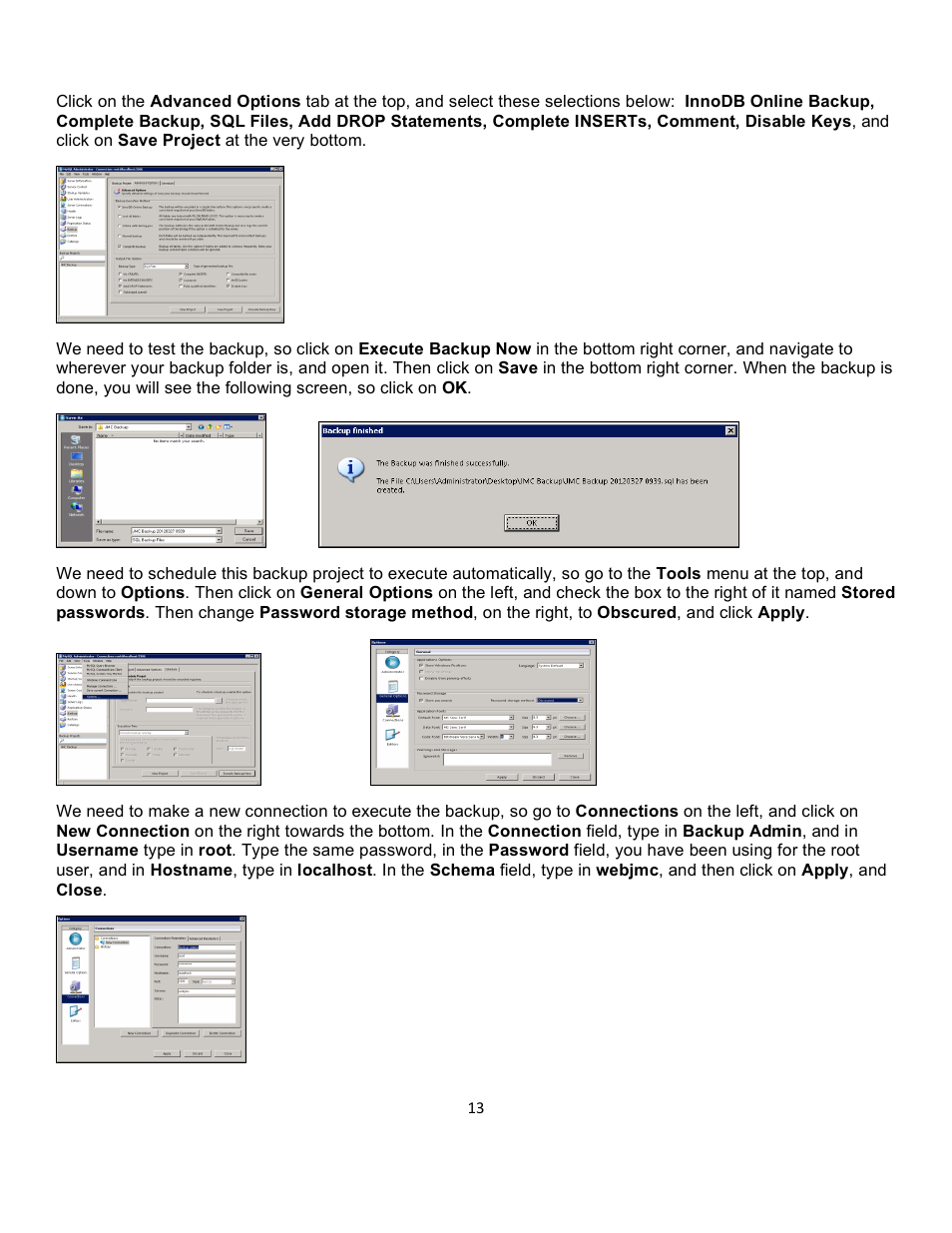 JMC Next-Gen Web Server Install User Manual | Page 13 / 19