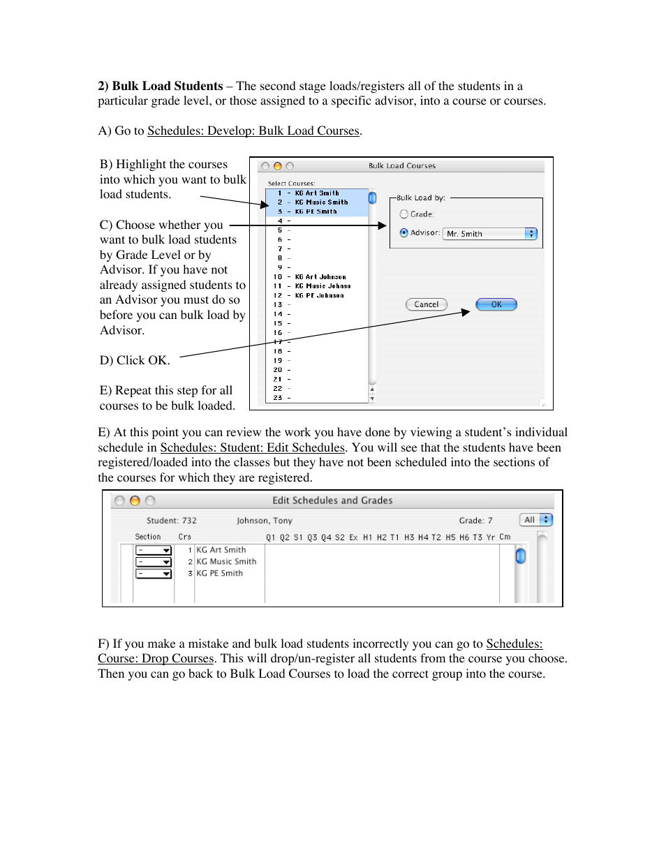 JMC Elementary/MS Scheduling User Manual | Page 2 / 5