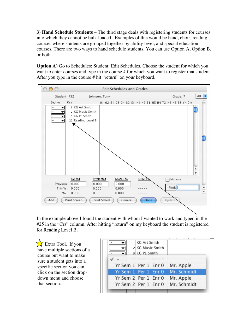 JMC Elementary/MS Scheduling User Manual | Page 3 / 5