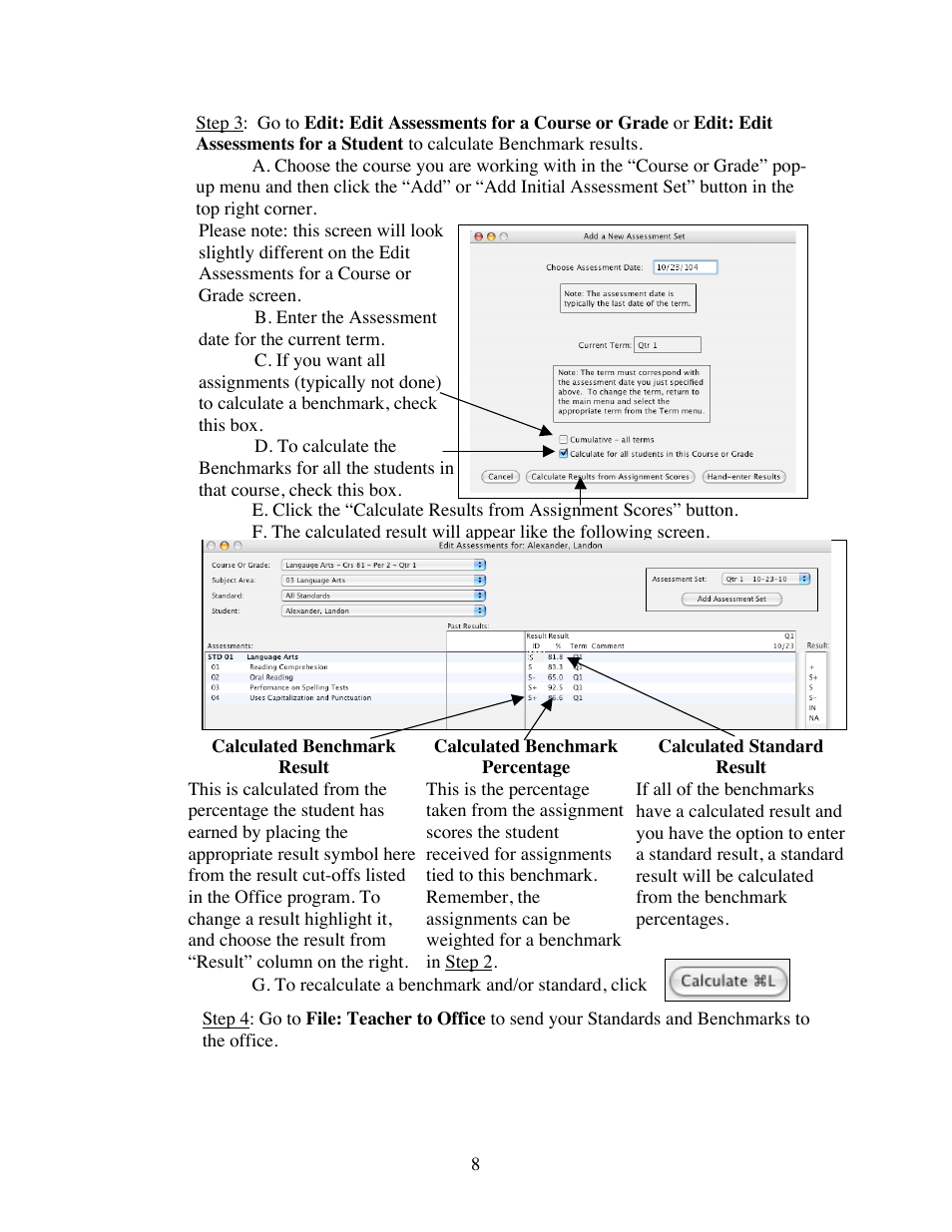 JMC Standards and Benchmarks - Instructional User Manual | Page 8 / 9