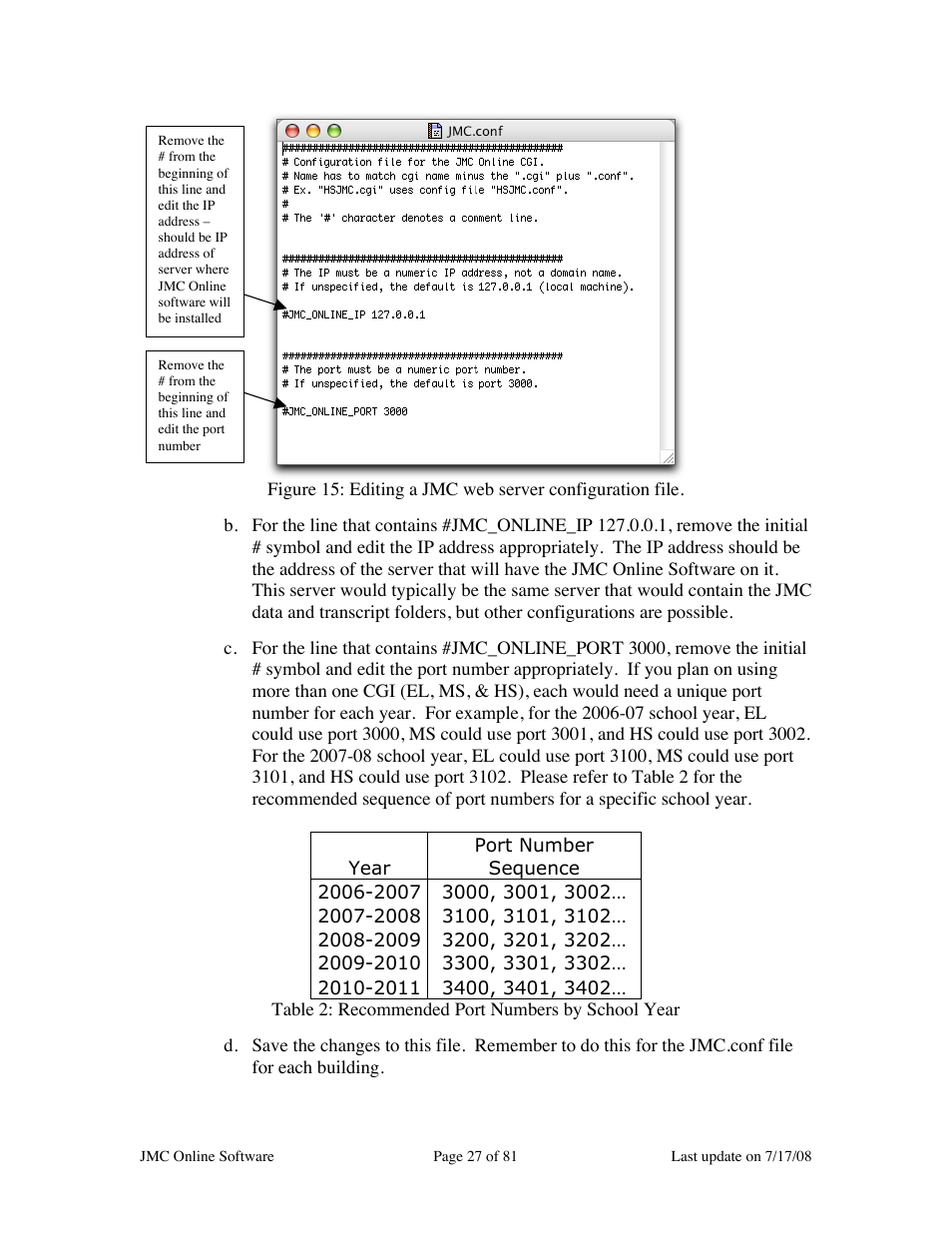 JMC Installing Online Software User Manual | Page 27 / 81