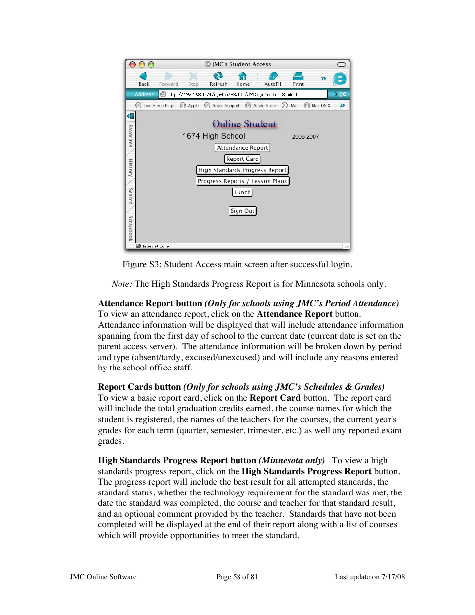 JMC Installing Online Software User Manual | Page 58 / 81