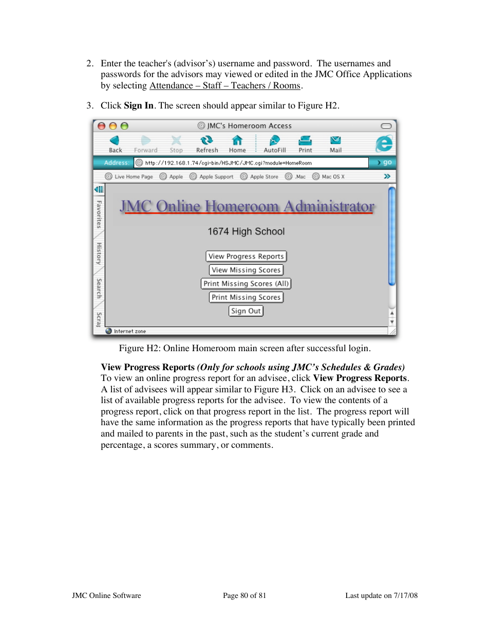 JMC Installing Online Software User Manual | Page 80 / 81