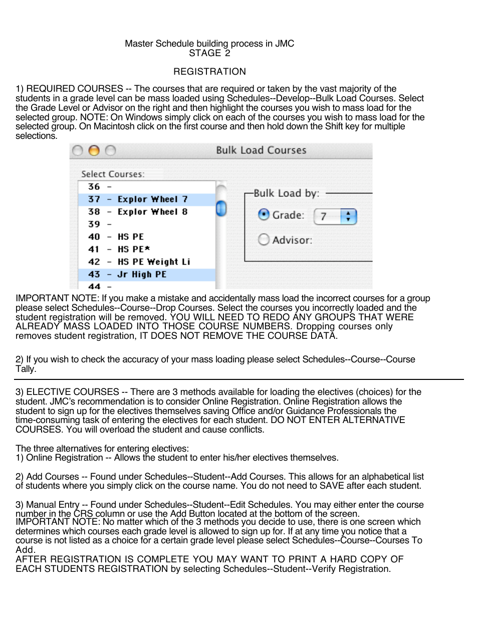 JMC Six Stages of Scheduling User Manual | Page 3 / 10