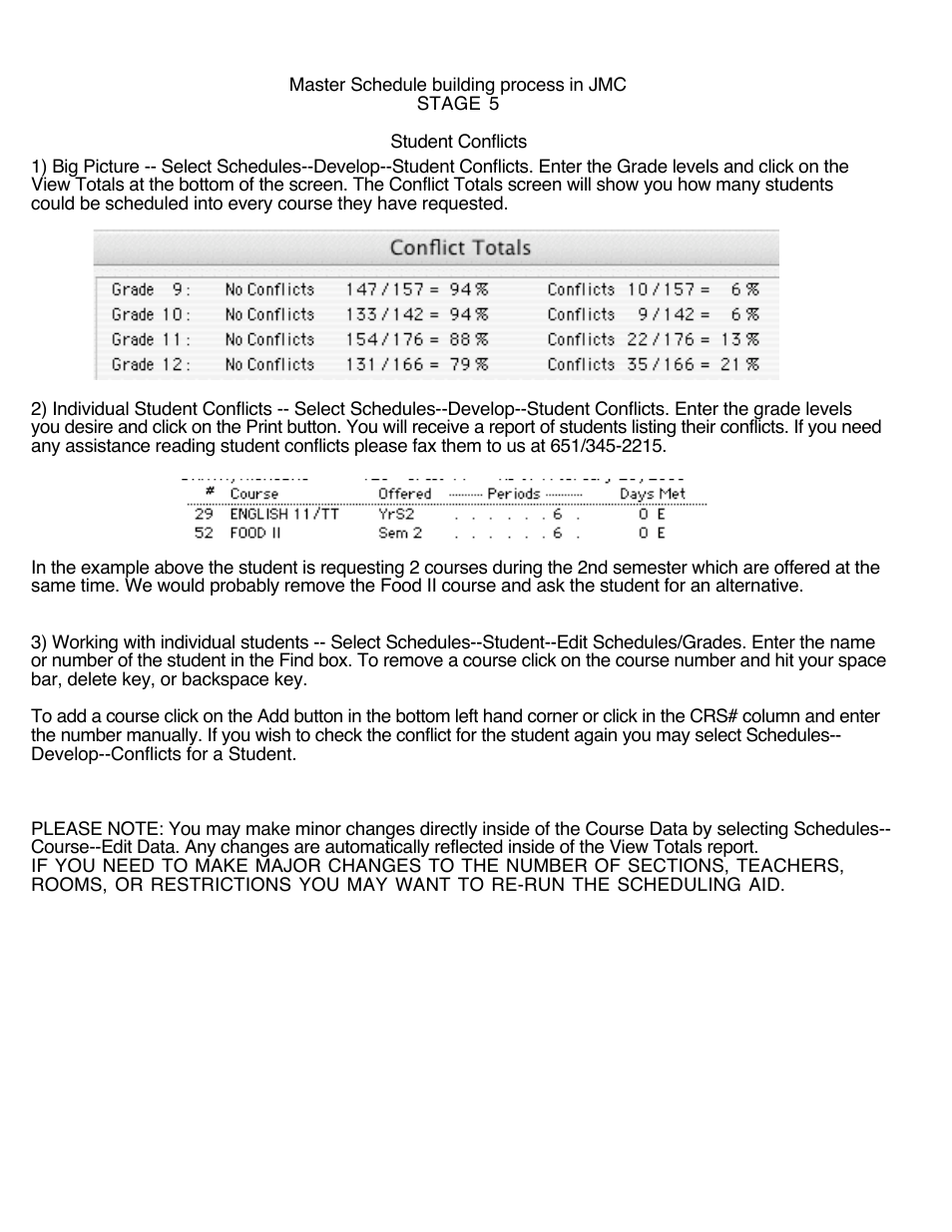 JMC Six Stages of Scheduling User Manual | Page 9 / 10