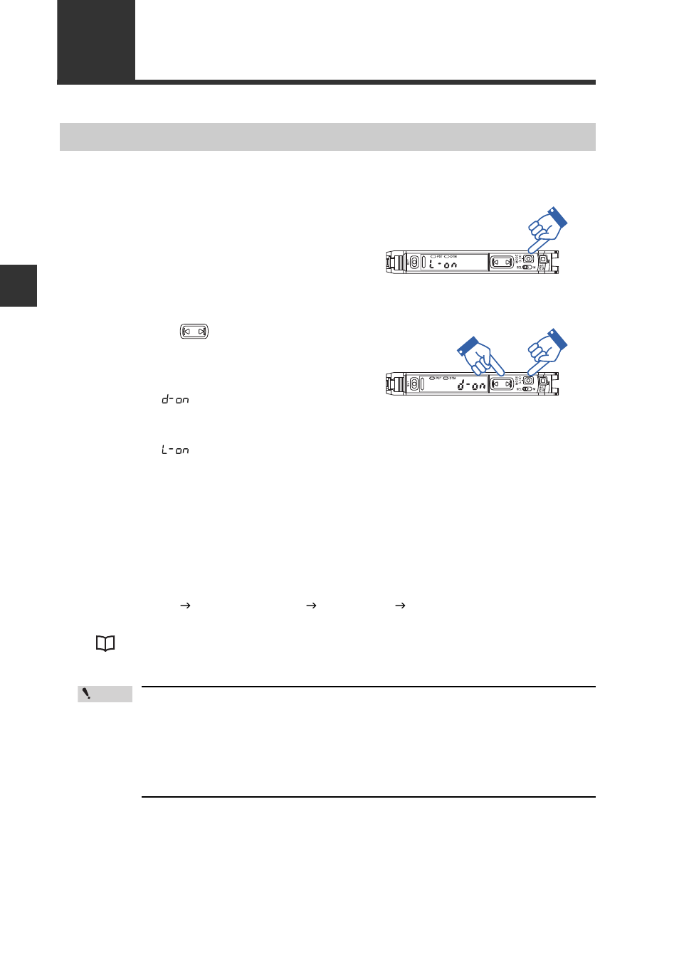 2 switching output, Output switch (l-on/d-on), Switching output -4 | Output switch (l-on/d-on) -4, Switching output | KEYENCE FS-N10 Series User Manual | Page 26 / 116