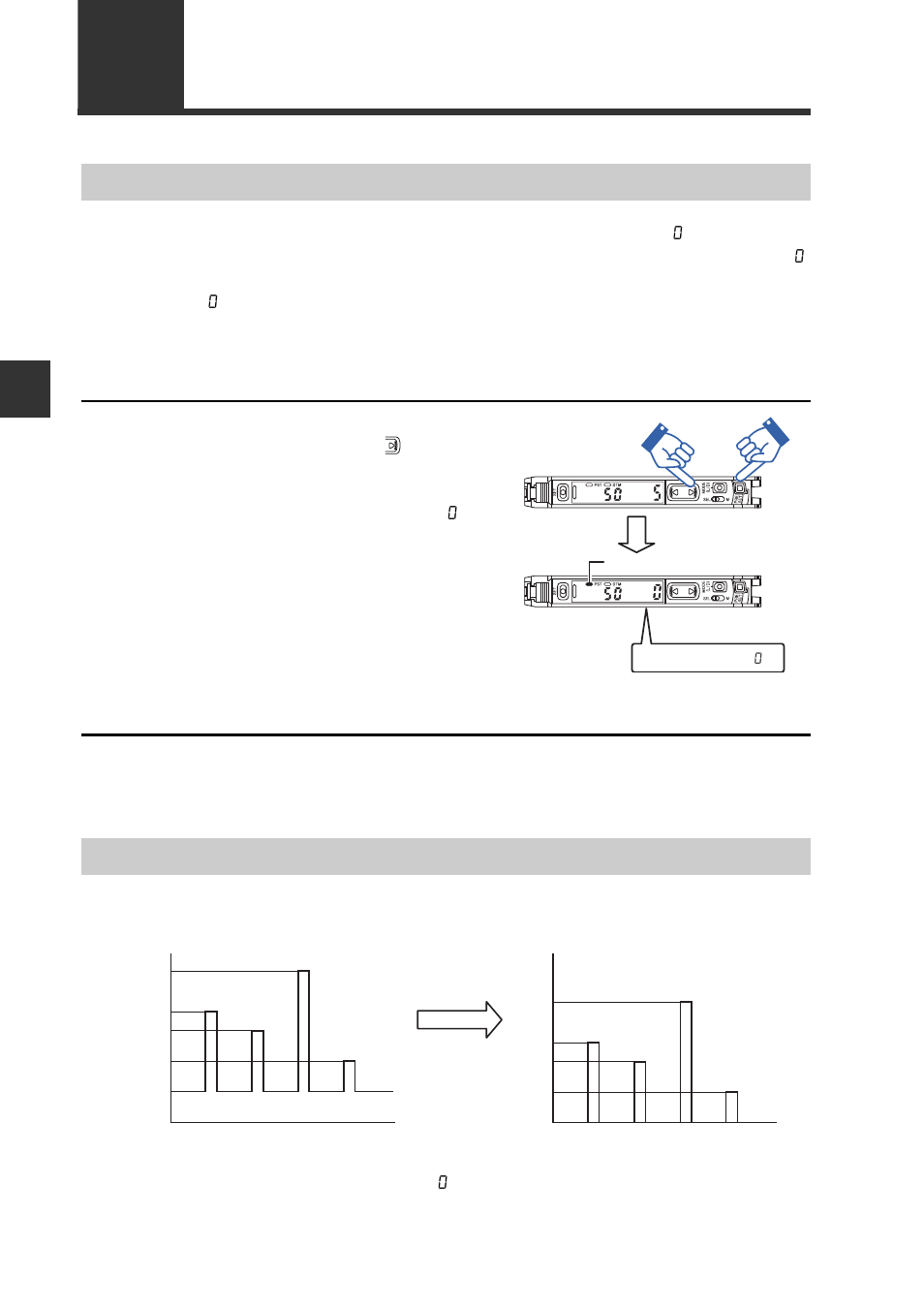 Zero shift function, Enabling the zero shift function, Disabling the zero shift function | Operating principle of the zero shift function, Zero shift function" (pa, Ge 3-16) | KEYENCE FS-N10 Series User Manual | Page 38 / 116