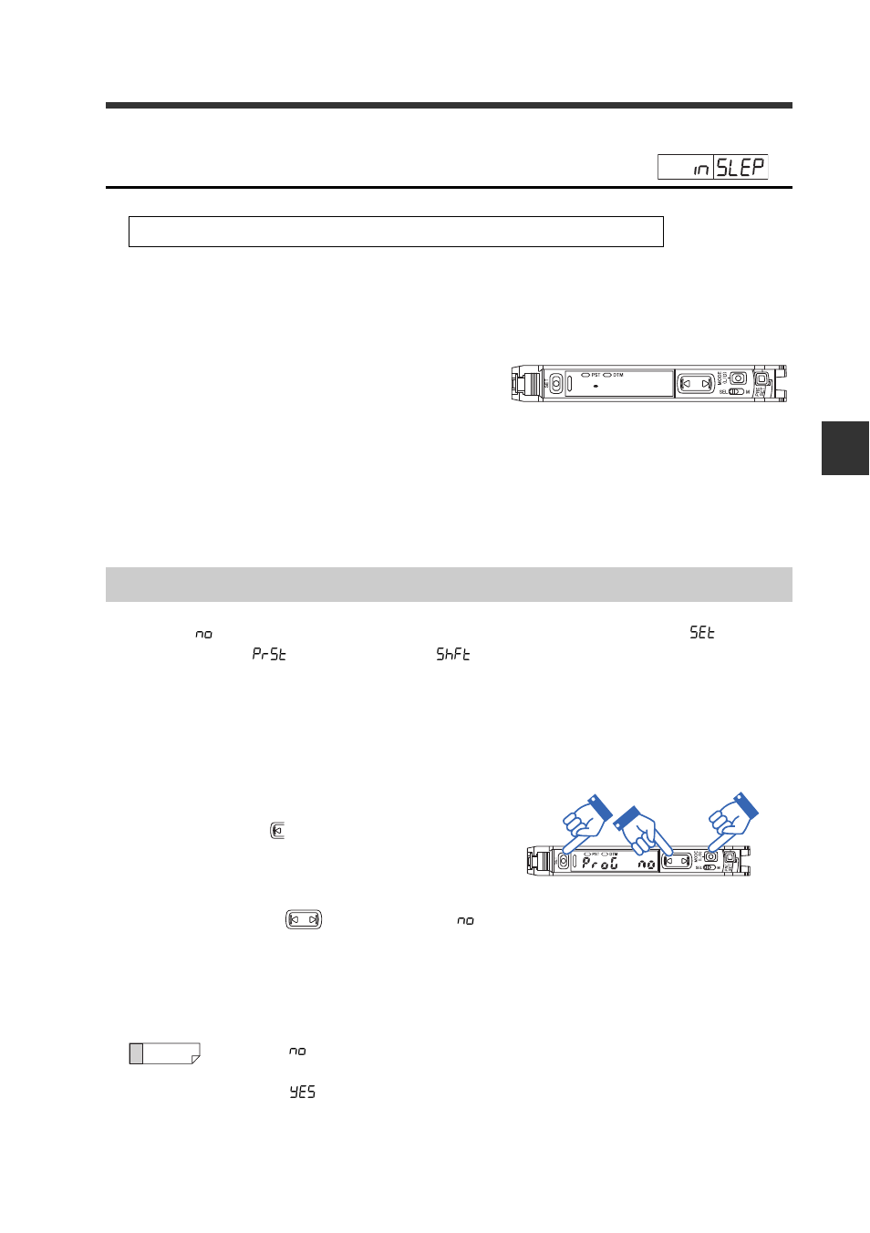 Sleep function, Writing of external input to eeprom, Writing of external input to eeprom -19 | KEYENCE FS-N10 Series User Manual | Page 65 / 116