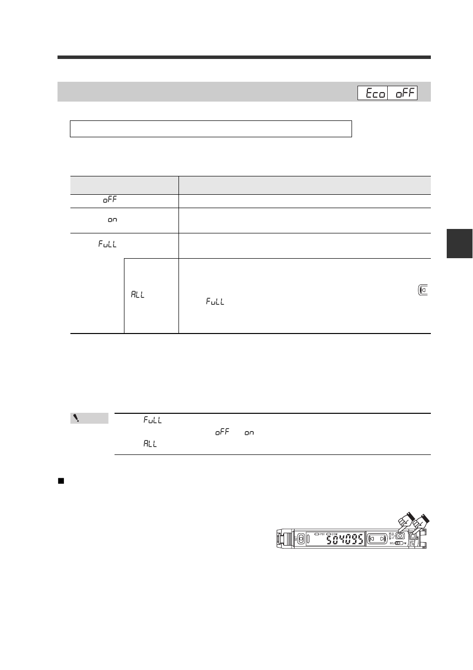 Power save, Power save -31 | KEYENCE FS-N10 Series User Manual | Page 77 / 116