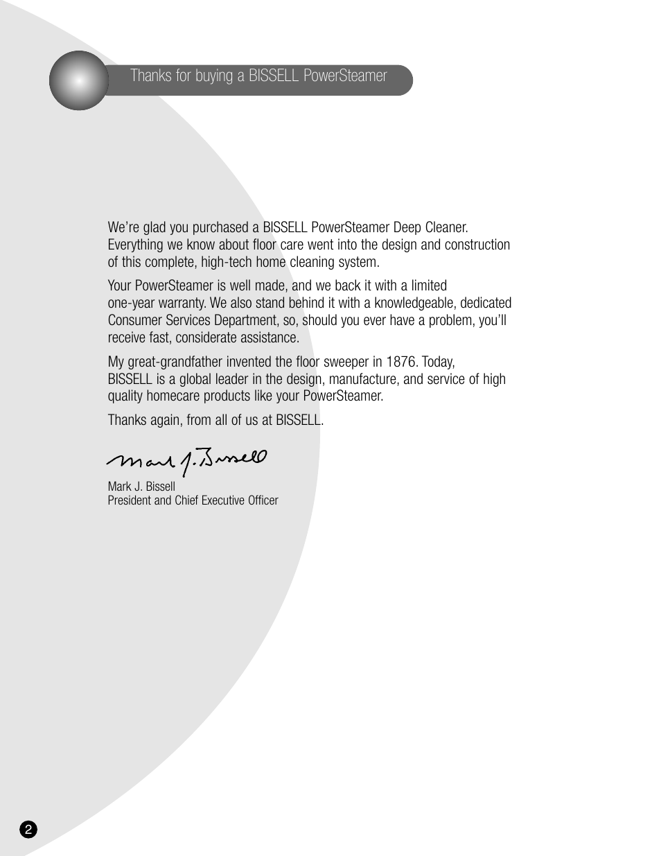 Bissell 8940 User Manual | Page 2 / 12