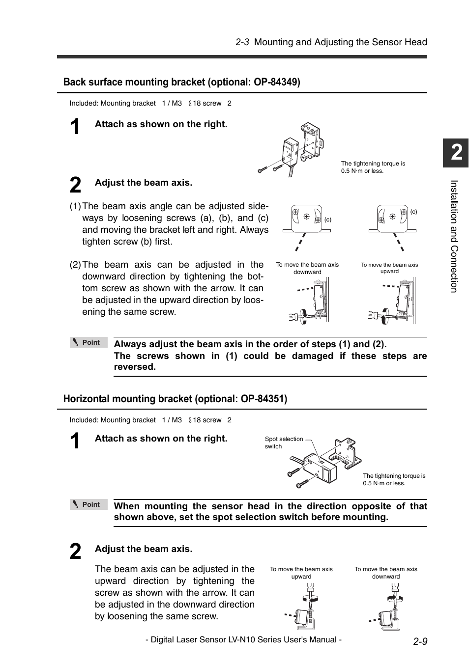 KEYENCE LV-N10 Series User Manual | Page 23 / 112