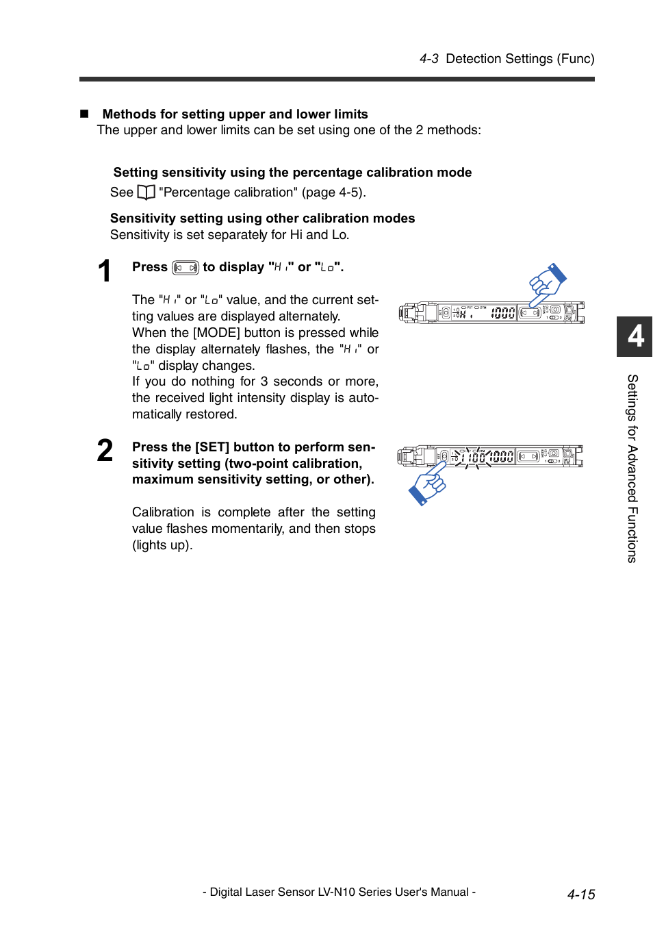 KEYENCE LV-N10 Series User Manual | Page 63 / 112