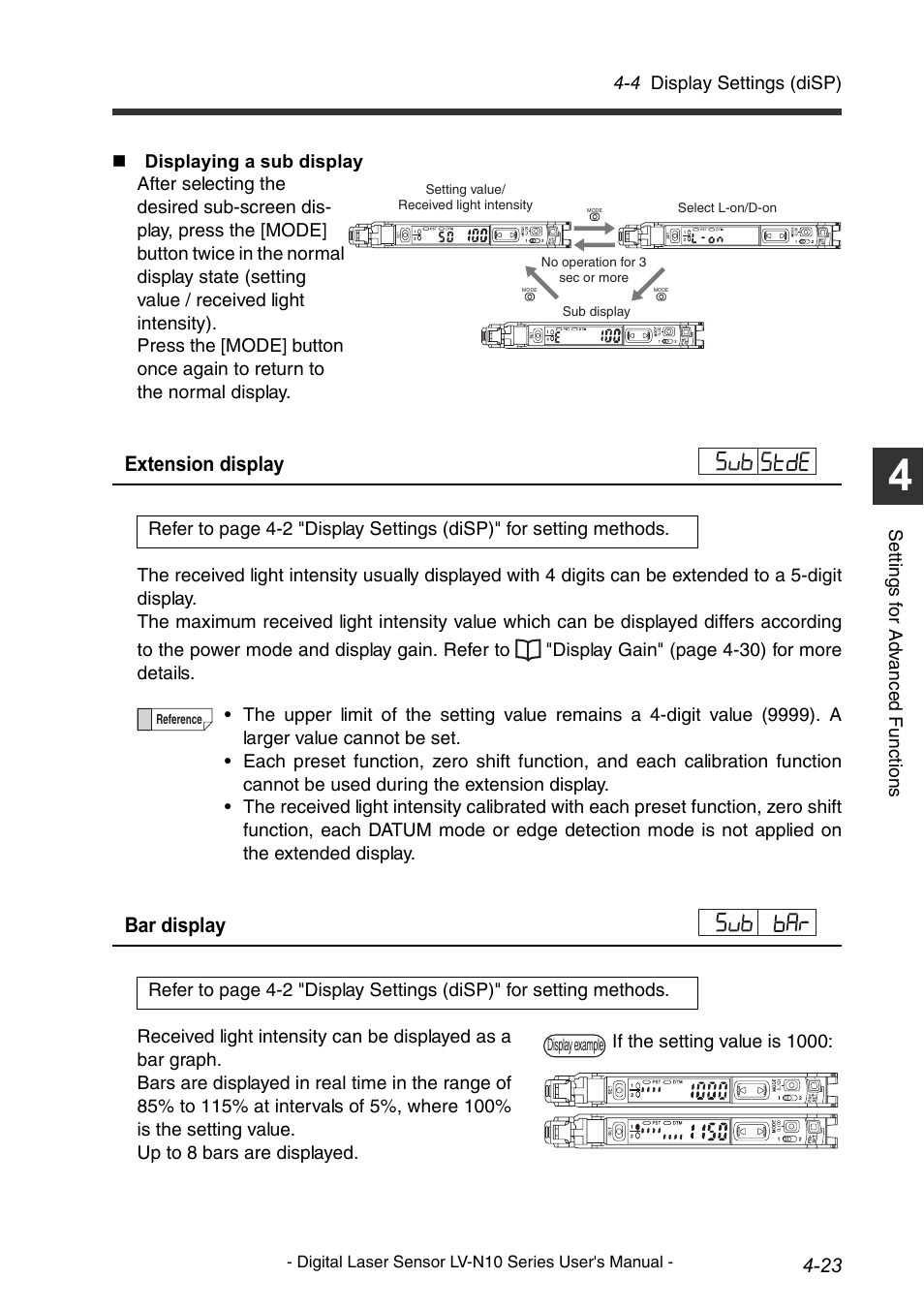 KEYENCE LV-N10 Series User Manual | Page 71 / 112