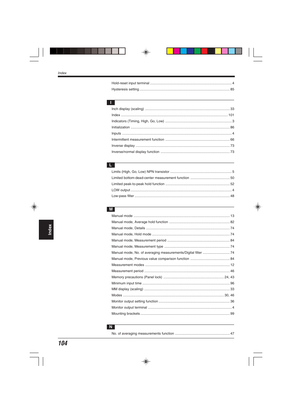KEYENCE EX-V Series User Manual | Page 114 / 120