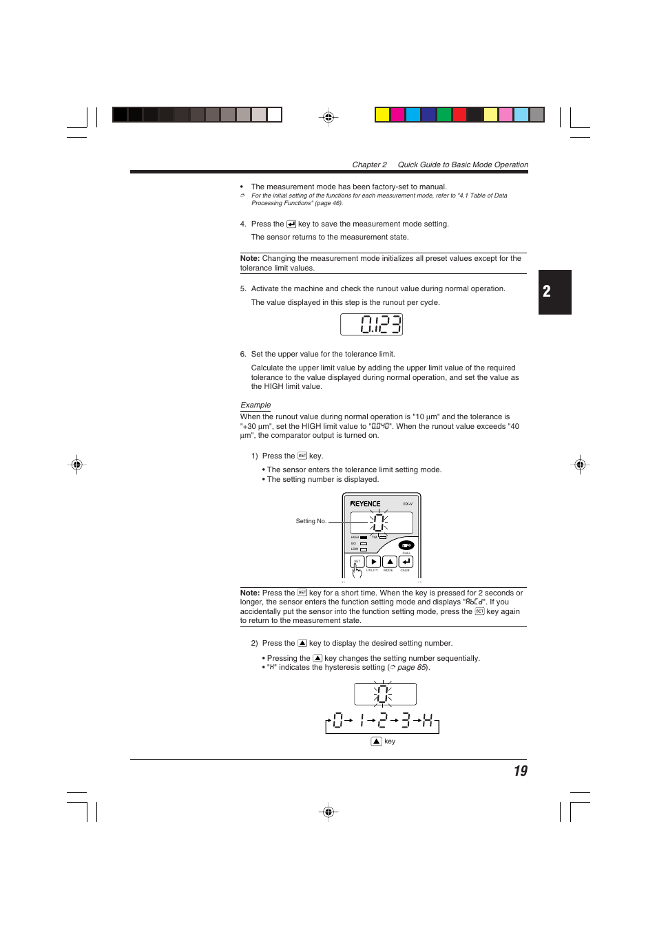 KEYENCE EX-V Series User Manual | Page 29 / 120