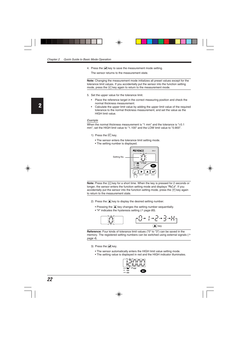 KEYENCE EX-V Series User Manual | Page 32 / 120